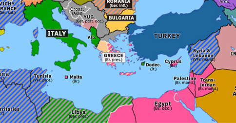 Germany in the Mediterranean | Historical Atlas of Europe (16 April ...