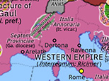 Historical Atlas of Europe 461: Execution of Majorian
