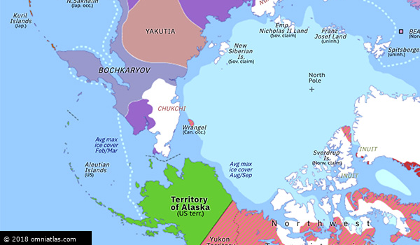 Wrangel Island Fiasco Historical Atlas of the Arctic (31 October 1921