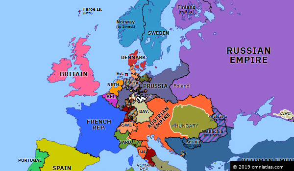 Alliance of the Three Kings | Historical Atlas of Europe (26