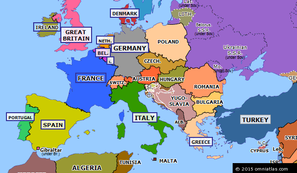 Breakup of Yugoslavia | Historical Atlas of Europe (27 June