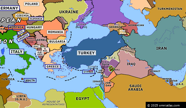 Europe Today Historical Atlas Of Europe 15 January 2025 Omniatlas Europe20250115